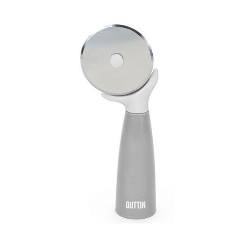 CORTA PIZZA QUTTIN GRIS ACERO 18.5CMS